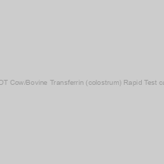 Image of TruStrip RDT Cow/Bovine Transferrin (colostrum) Rapid Test cards, 25/pk